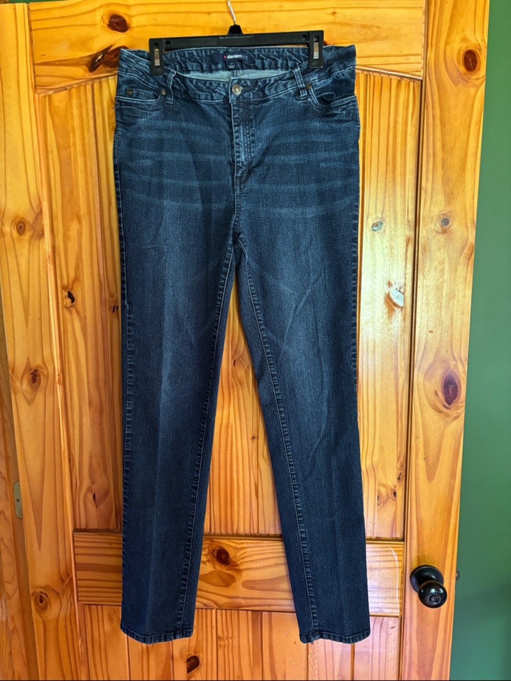 Denim 24/7 Women's Dark Blue Skinny Jeans